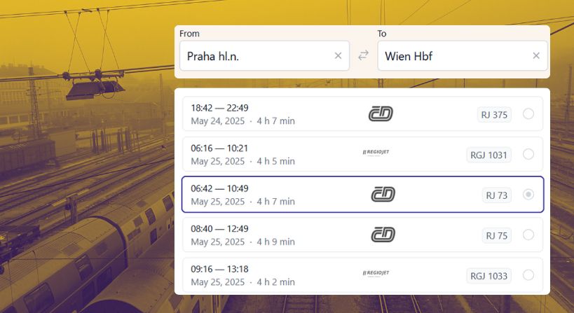 Fetch data from timetables automatically