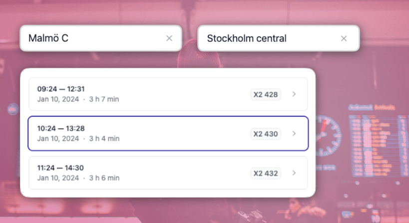 Fetch data from timetables automatically